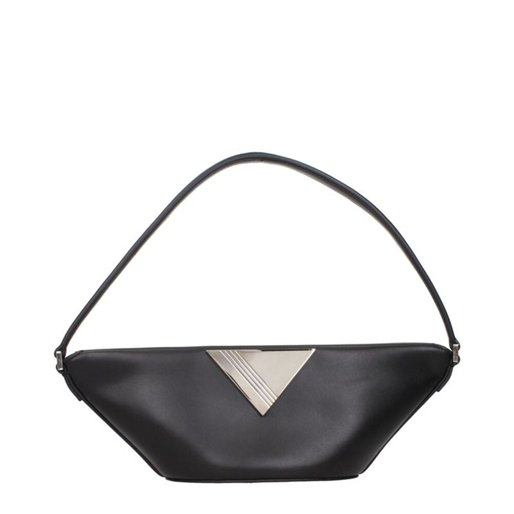 The Attico Black Leather Women's Handbag